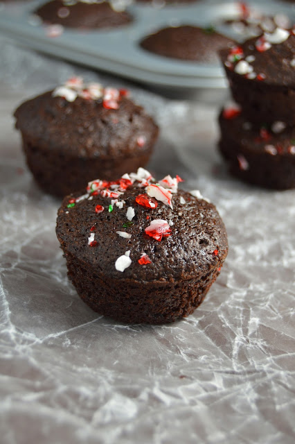 No need to buy two bite brownies when you have this two bite peppermint brownies recipe! So chewy, chocolatey and oh so fudgy! 