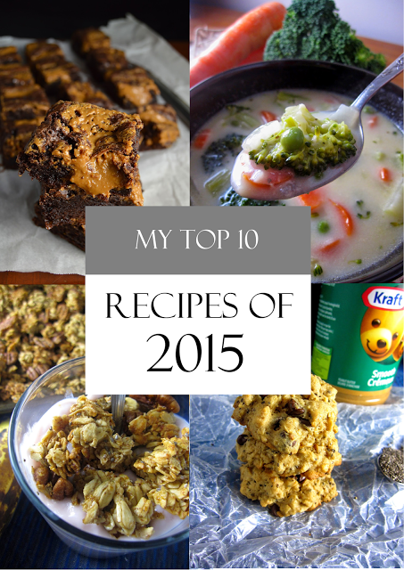 Need some tried and true recipes for the new year? This is a list of my top 10 recipes of 2015, both sweet and savoury.