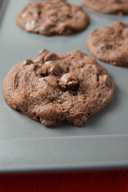 Use up some instant chocolate pudding mix with these chocolate pudding chocolate chip cookies are your solution! Perfectly fudgy and easy to make.