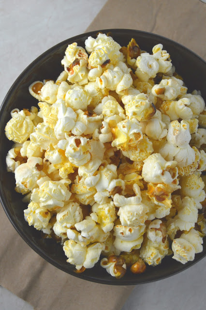 This Tabasco popcorn is perfectly spicy and buttery at once! So easy to make, this makes the perfect snack.