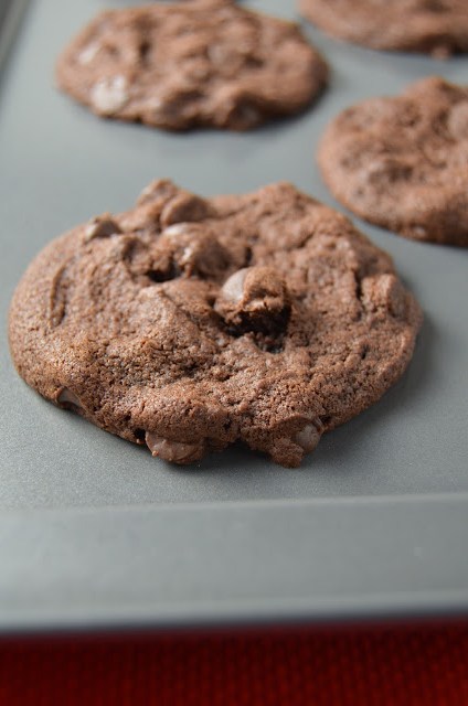 Chocolate Pudding Chocolate Chip Cookies