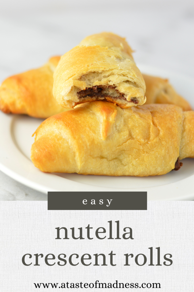 Easy Nutella Crescent Rolls