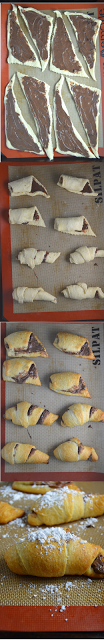 Easy Nutella Crescent Rolls