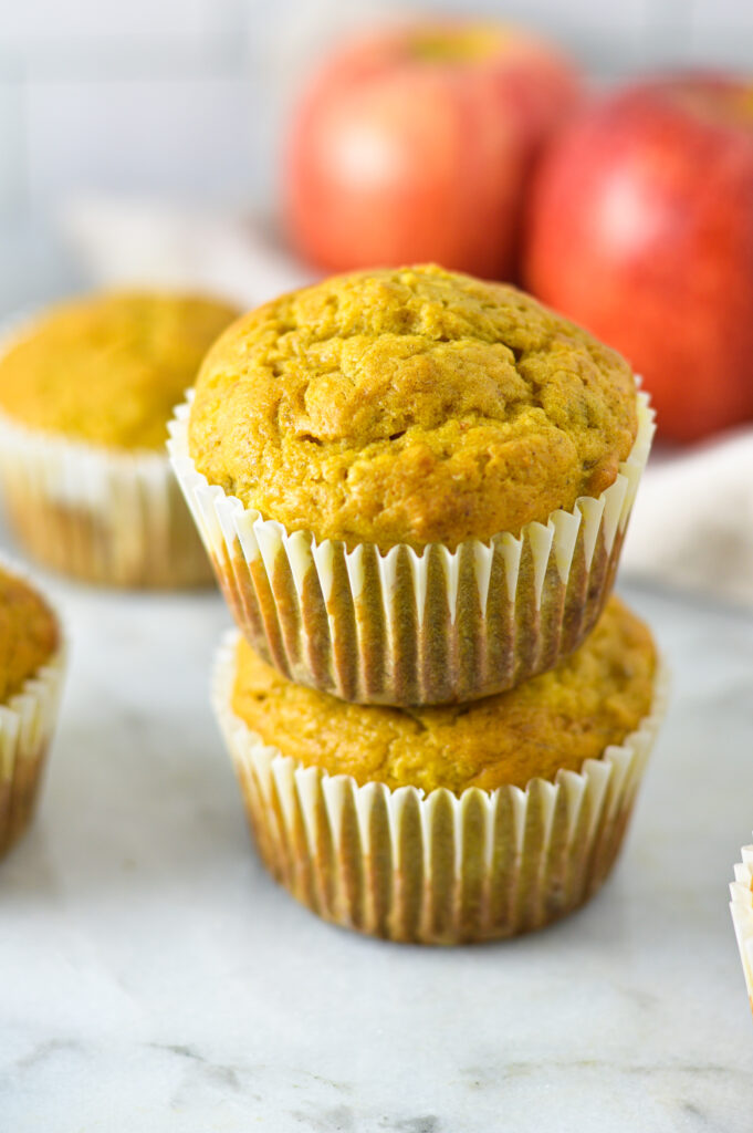 Pumpkin, Apple and Banana Muffins