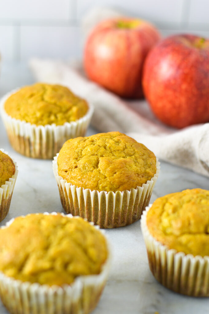 Pumpkin, Apple and Banana Muffins