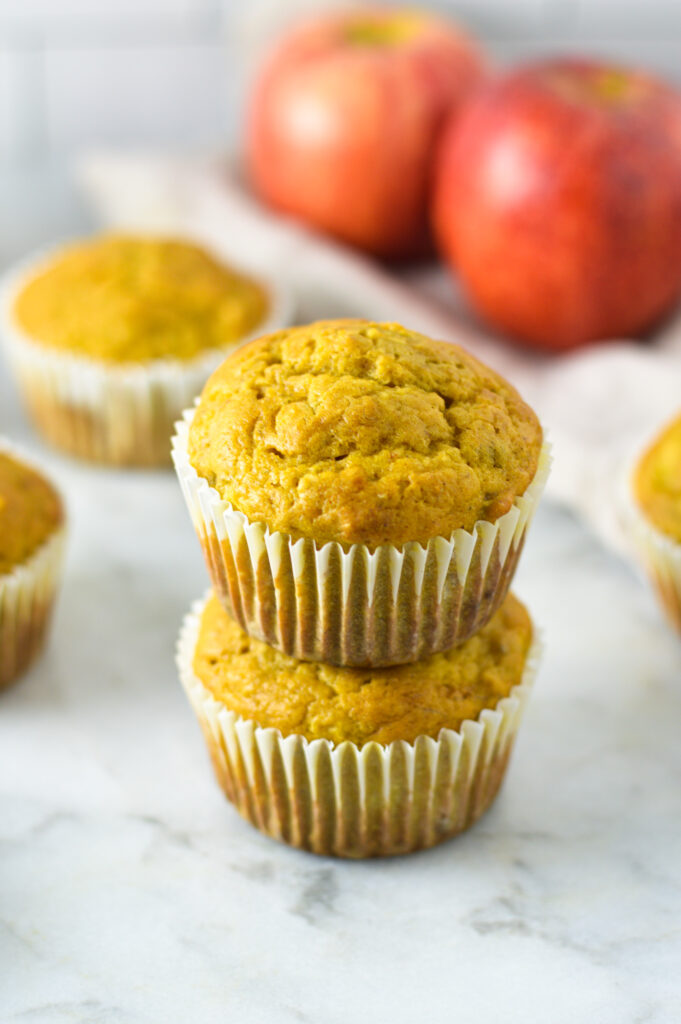 Pumpkin, Apple and Banana Muffins