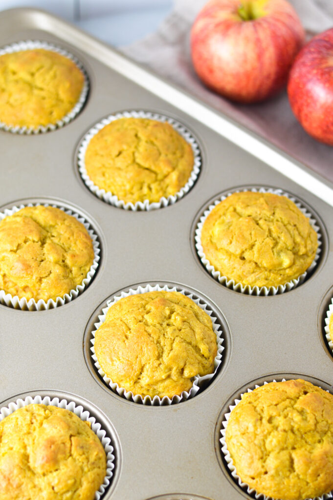 Pumpkin, Apple and Banana Muffins