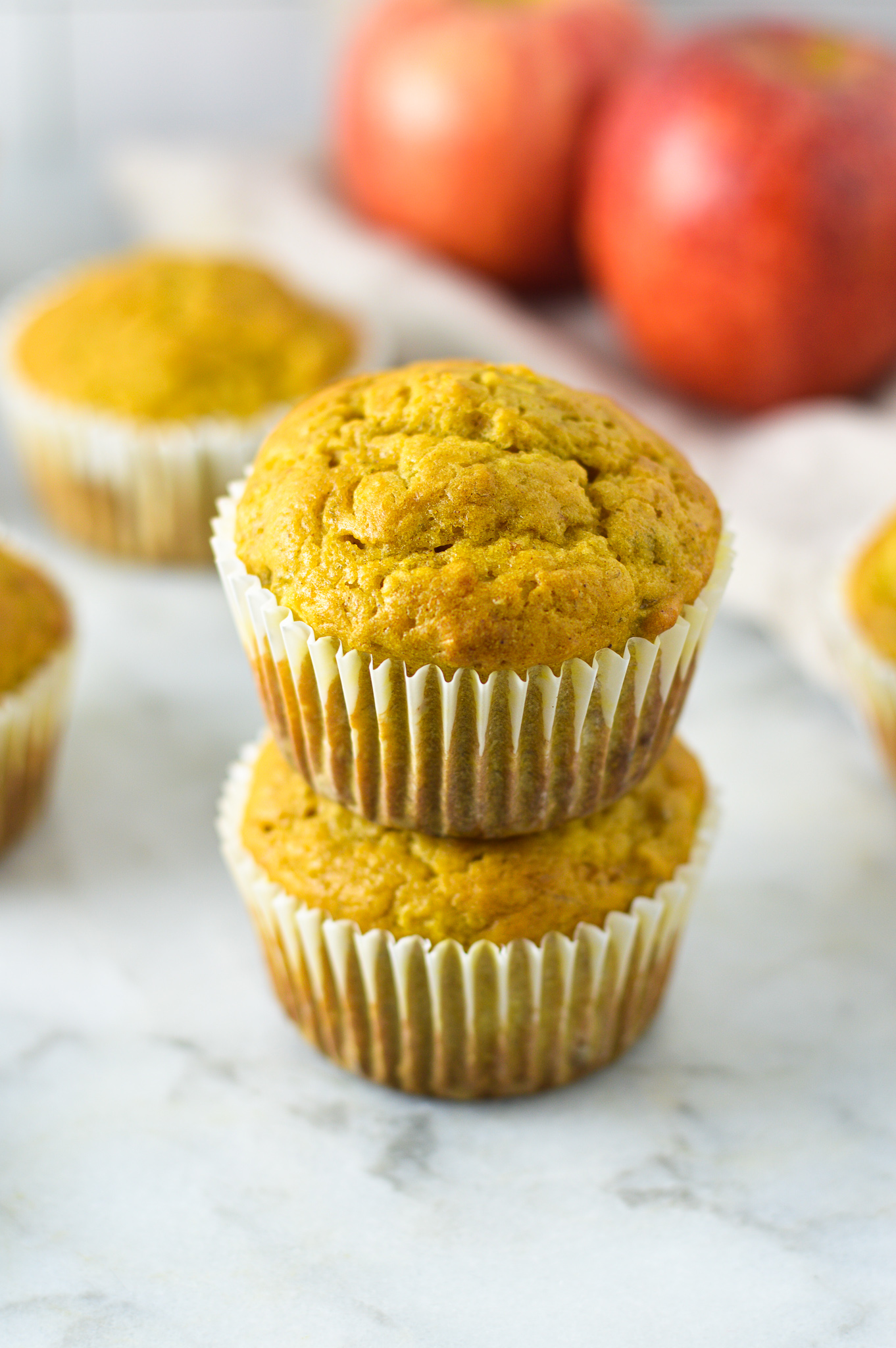 Pumpkin, Apple and Banana Muffins