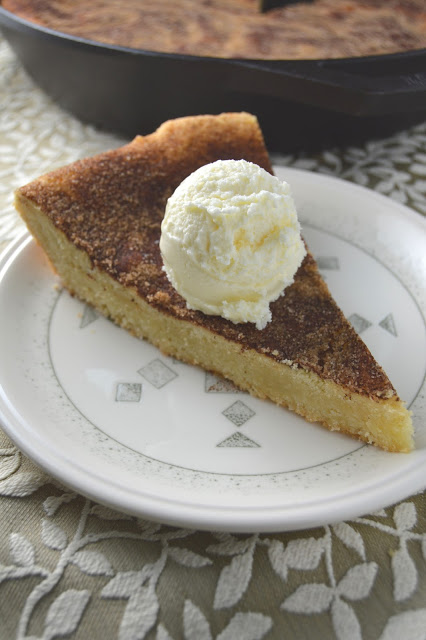 Do you love snickerdoodle cookies? Then you should think about trying a huge snickerdoodle skillet cookie made in a cast iron skillet!