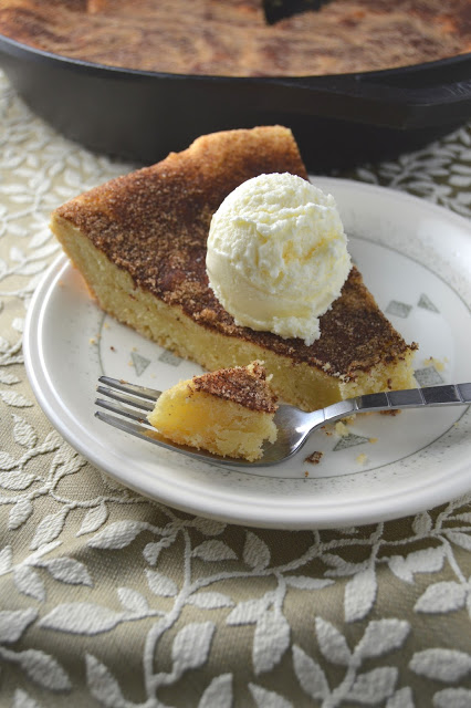 Do you love snickerdoodle cookies? Then you should think about trying a huge snickerdoodle skillet cookie made in a cast iron skillet!