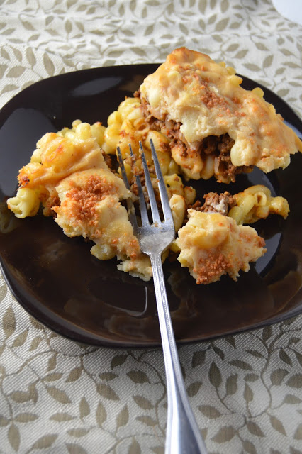 Pastitsio is the ultimate comfort food! Cheesy pasta comes together perfectly with the ground beef and creamy white sauce layer.