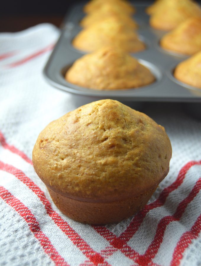 Not so sweet muffins with a delicious chocolatey filling. These chocolate stuffed muffins are super easy to make as a back to school snack.