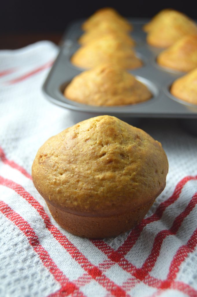 Not so sweet muffins with a delicious chocolatey filling. These chocolate stuffed muffins are super easy to make as a back to school snack.