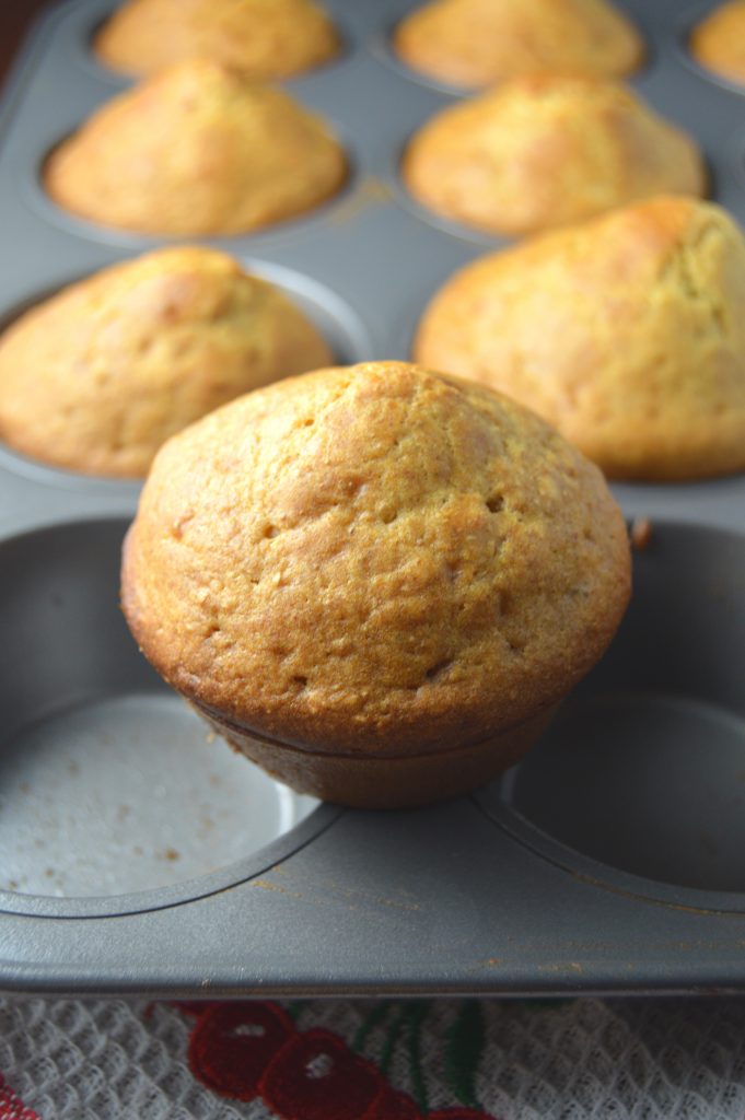 Not so sweet muffins with a delicious chocolatey filling. These chocolate stuffed muffins are super easy to make as a back to school snack.