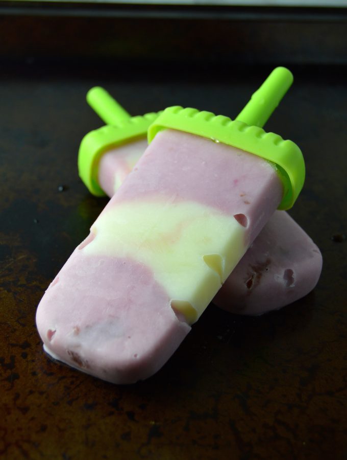 Super simple yogurt popsicles made with one (or two) ingredients.