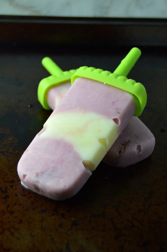 Super simple yogurt popsicles made with one (or two) ingredients.