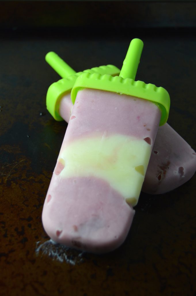 Super simple yogurt popsicles made with one (or two) ingredients.