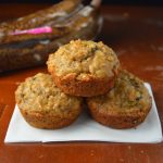 Peanut Butter and Banana Chocolate Chip Muffins