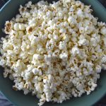 Coconut Oil and Himalayan Salt Popcorn