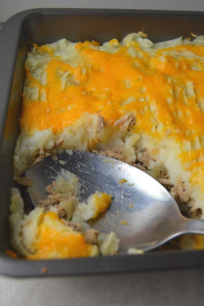 Need to use up some canned tuna? This Tuna Shepherd's pie is a quick and easy recipe to do so!