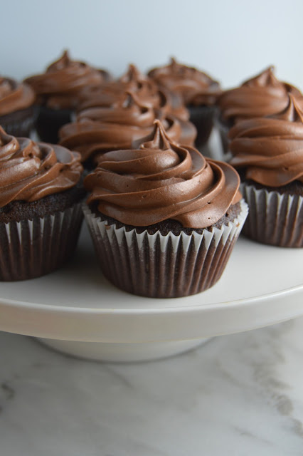 Mocha Cupcakes with Chocolate Frosting Recipe