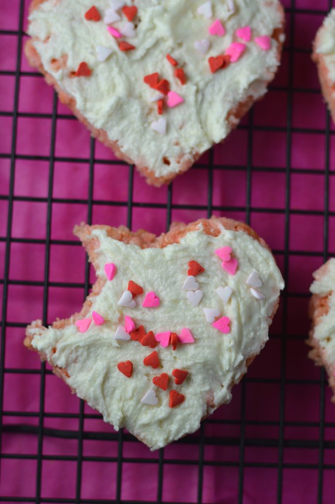 Super simple Rice Krispies Hearts make the perfect last minute Valentine's Day treat!