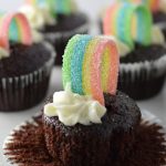 Whole Wheat Rainbow Cupcakes