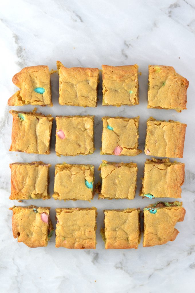 Super easy Mini Egg blondies make the best last minute treat for Easter.