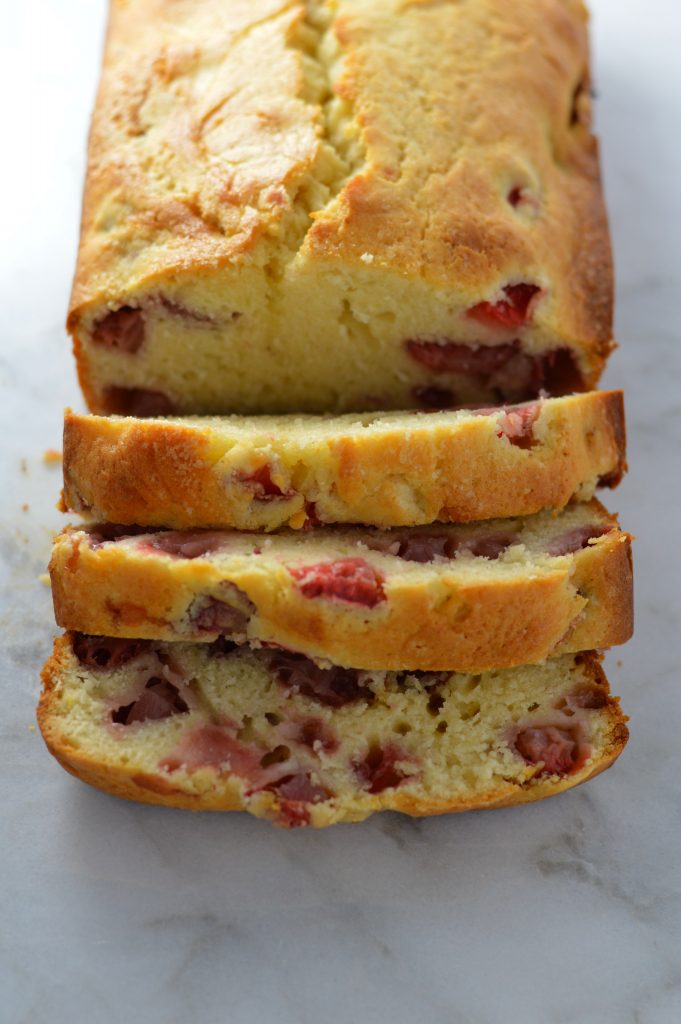 Moist strawberry bread that is so easy to make. Perfect spring recipe.