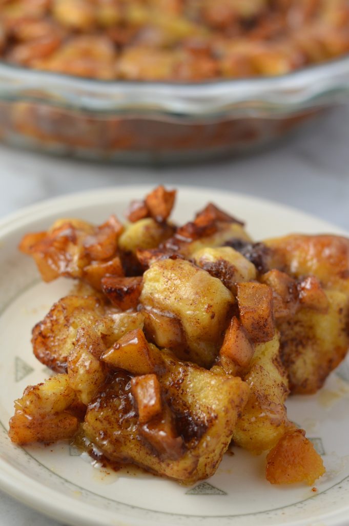 Soft and moist apple cinnamon sticky buns. Super ooey gooey and really easy to make. Perfect brunch idea for Mother's Day.