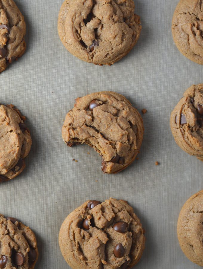 Chewy Nutella Chocolate Chip Cookies. Super soft and easy to make, this is the only Nutella Cookie recipe you will ever need.