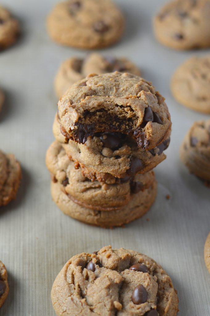 Chewy Nutella Chocolate Chip Cookies. Super soft and easy to make, this is the only Nutella Cookie recipe you will ever need.