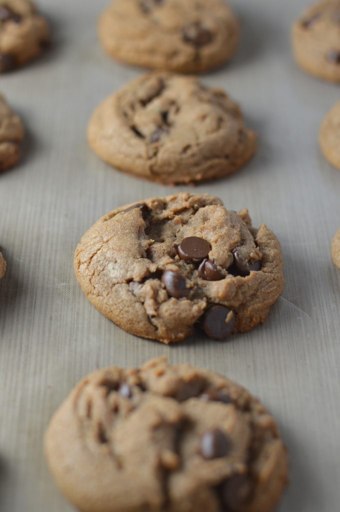 Chewy Nutella Chocolate Chip Cookies. Super soft and easy to make, this is the only Nutella Cookie recipe you will ever need.