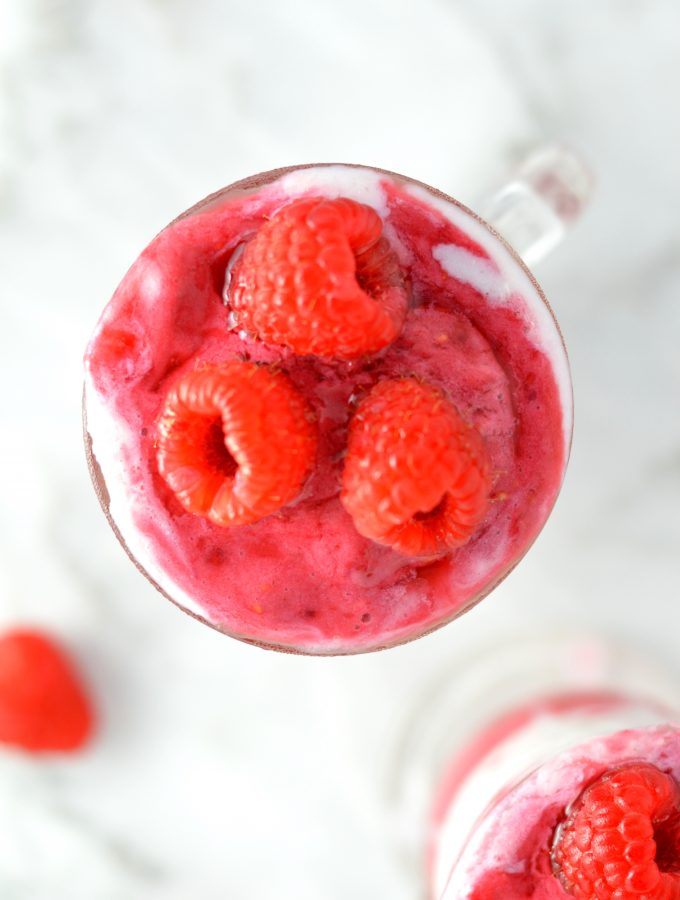 Raspberry Coconut Chia Seed Pudding