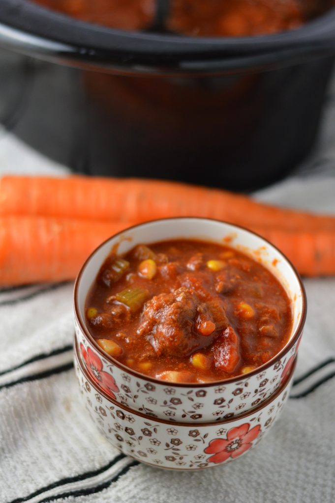 Easy Slow Cooker hamburger soup made with potatoes. Super easy to make in your crockpot, this is the ultimate comfort food.