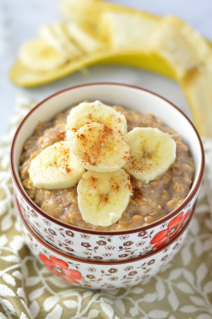  This mashed Banana Cinnamon Oatmeal is so quick and easy to make. This recipe uses one ripe banana and is ready in under 10 minutes.