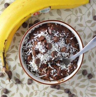 Banana Coconut Mocha Oatmeal