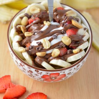 Banana Split Oatmeal