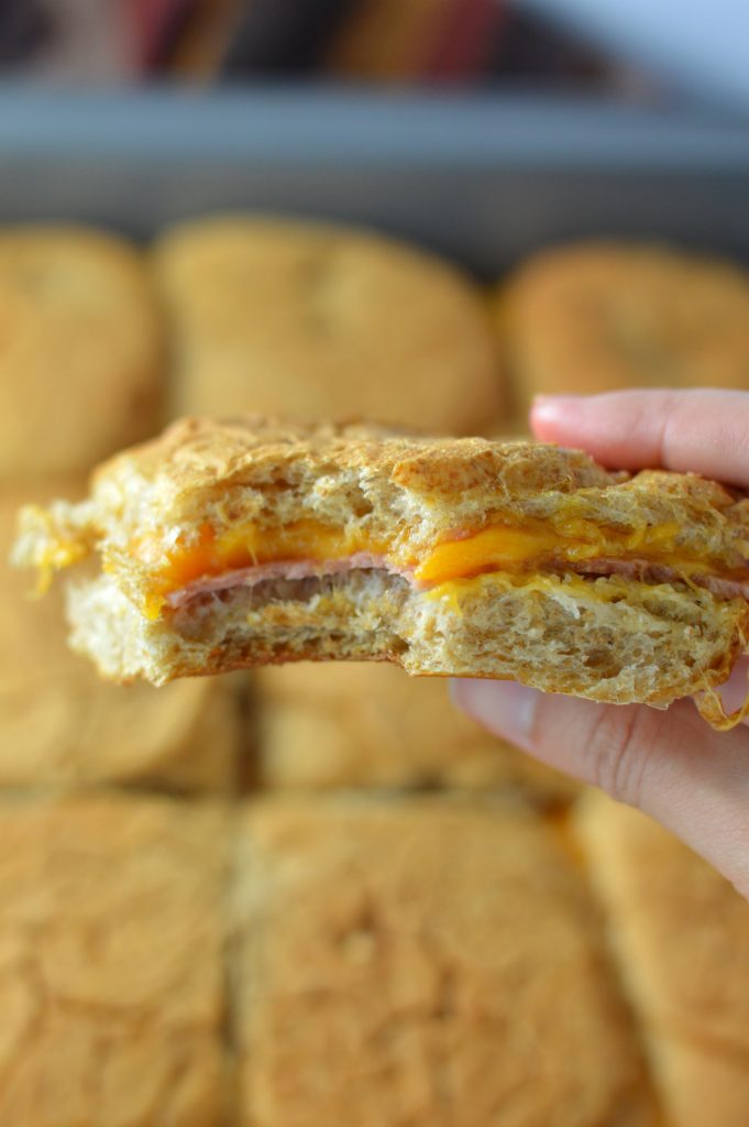  Ham and Cheese Freezer Sandwiches that you can make ahead, and heat up in the morning for a quick and easy school lunch.