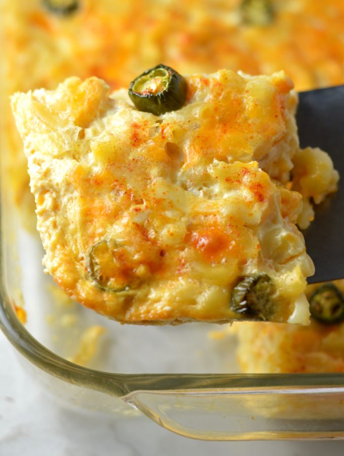 Jalapeno Baked Macaroni and Cheese