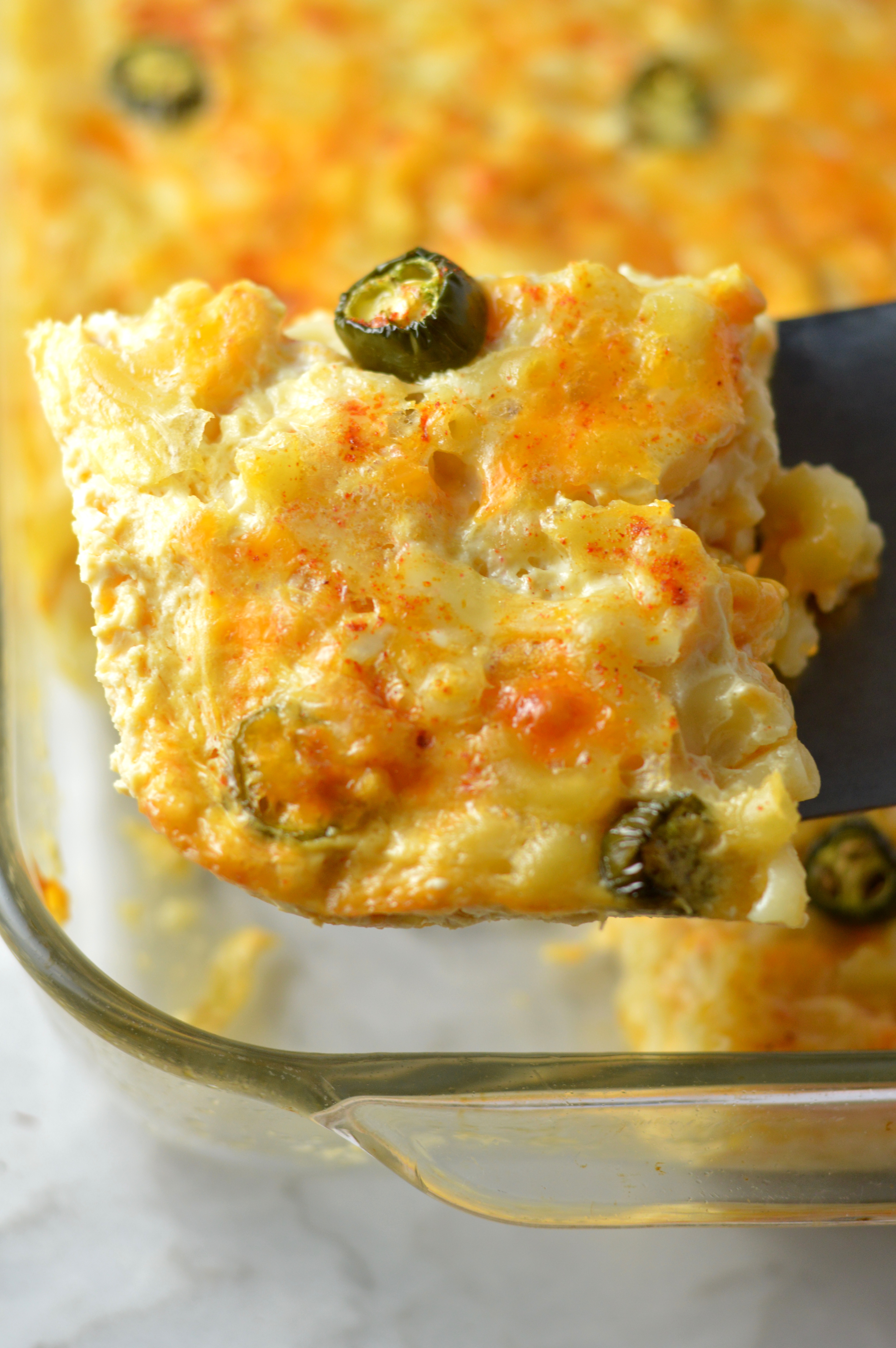 Jalapeno Baked Macaroni and Cheese