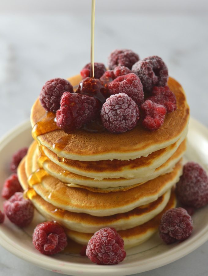 Vanilla Protein Powder Pancakes