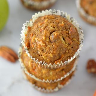 Carrot, Apple and Pecan Muffins