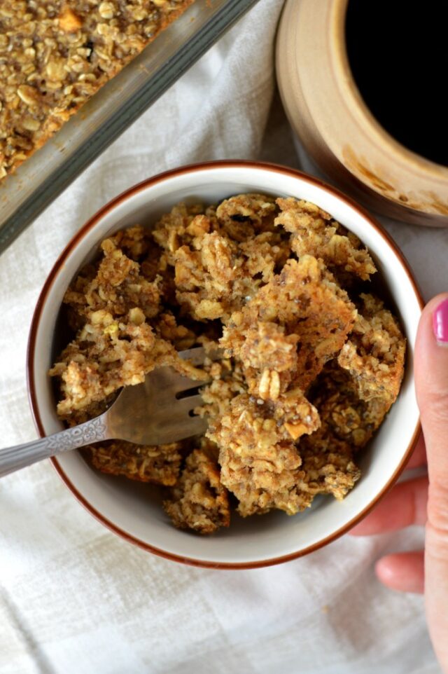 Applesauce Baked Oatmeal