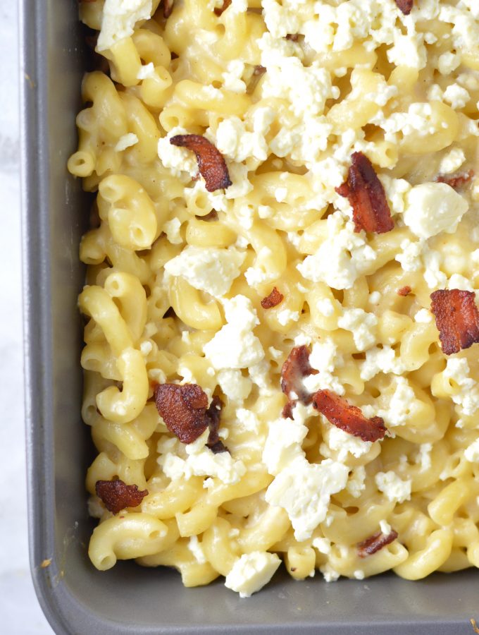 Bacon and Feta Mac and Cheese