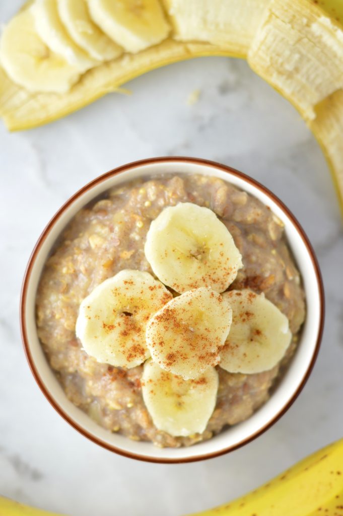  This mashed Banana Cinnamon Oatmeal is so quick and easy to make. This recipe uses one ripe banana and is ready in under 10 minutes.