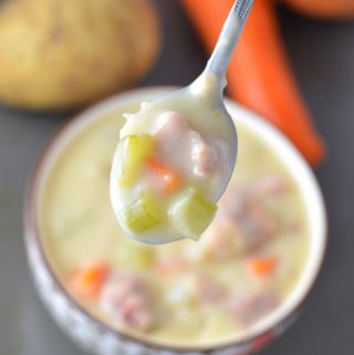 Cream of Potato and Ham Soup