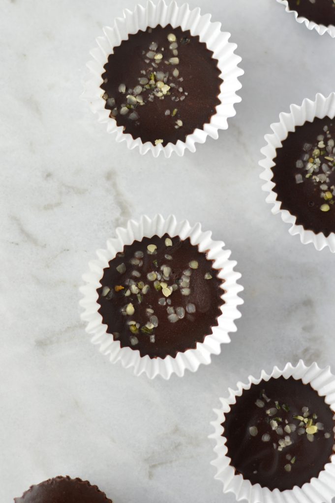 This Hemp Heart Fudge Bites recipe is so quick and easy to whip up. Made with only 4 ingredients, this is vegan and gluten free. 