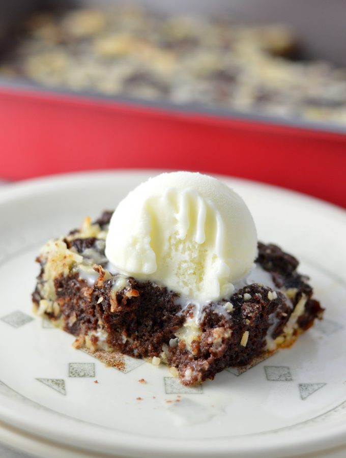 Leftover Brownie Bread Pudding