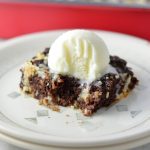 Leftover Brownie Bread Pudding